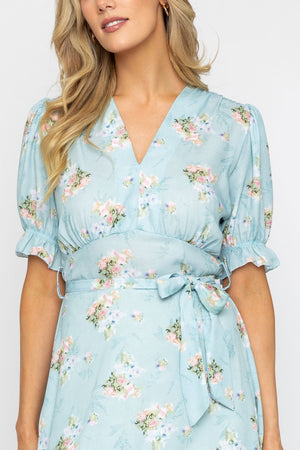 Carraig Donn Sinead Midi Dress in Green