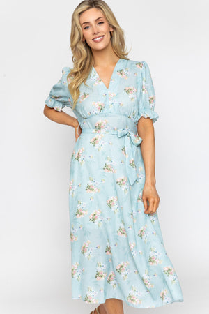 Carraig Donn Sinead Midi Dress in Green