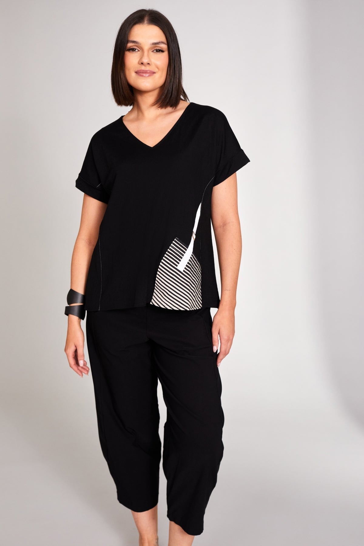 Slouch Trousers in Black