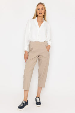 Carraig Donn Slouch Trousers in Sand