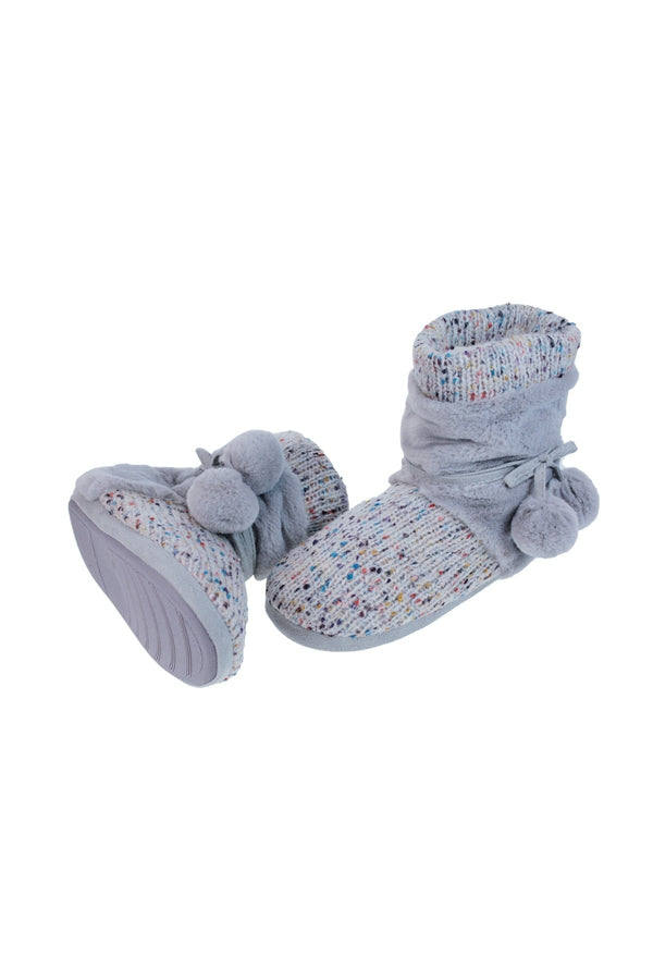 Carraig Donn Slouchy Knit Slipper Booties
