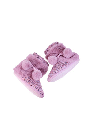 Carraig Donn Slouchy Knit Slipper Booties