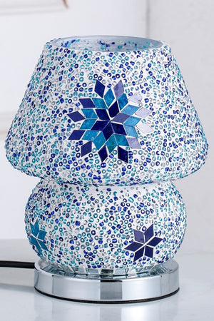 Carraig Donn Small Blue Cora Glass Table Lamp