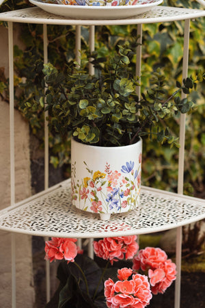 Carraig Donn Small Floral Plant Pot