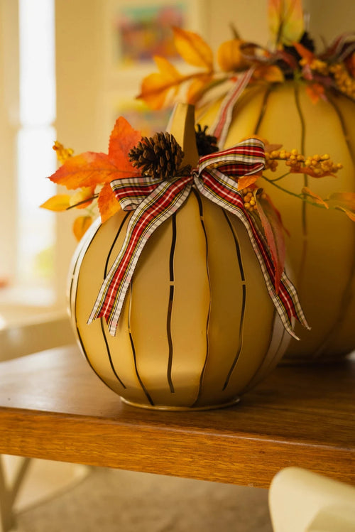 Small LED Pumpkin Centrepiece