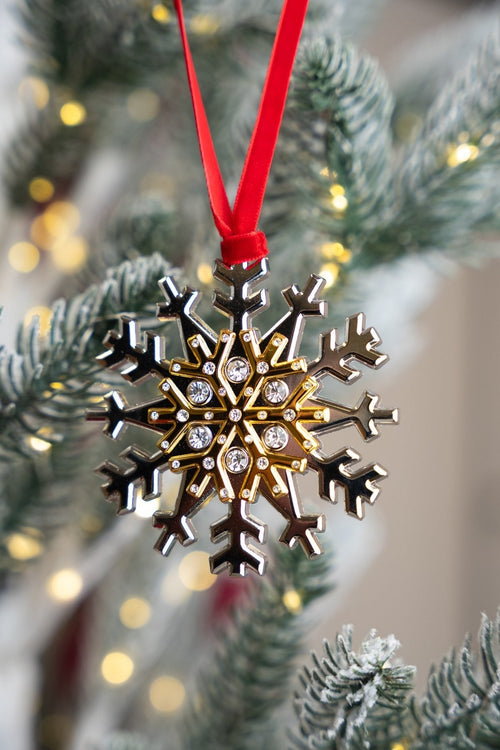 Snow Flake Christmas Tree Decoration