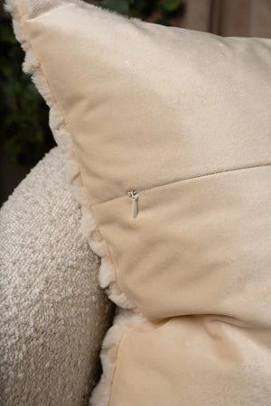 Carraig Donn Soft Beige Textured Cushion