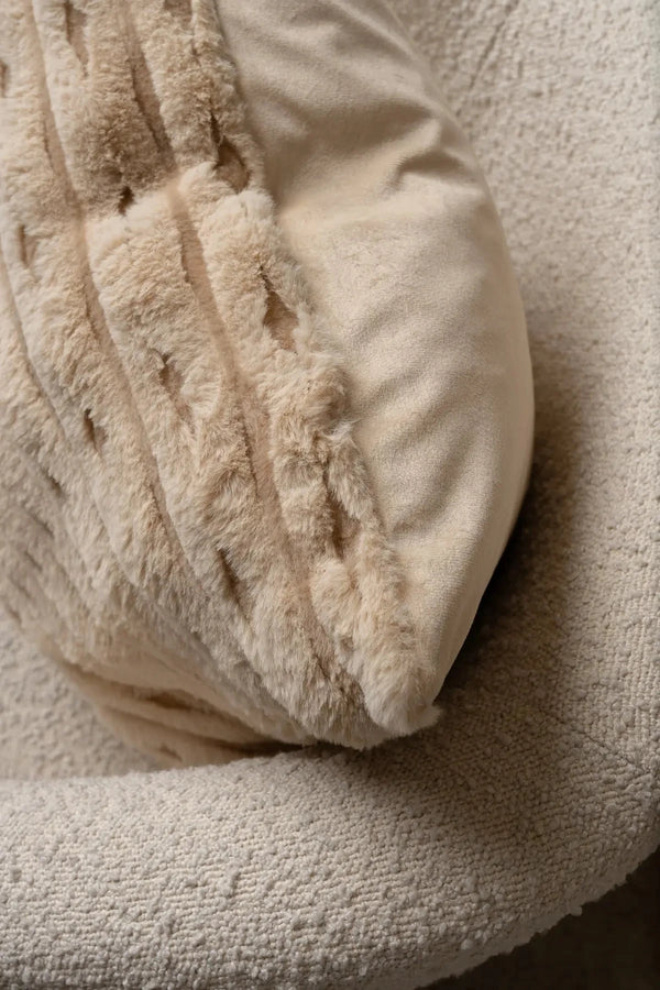 Carraig Donn Soft Beige Textured Cushion