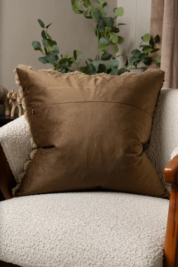 Carraig Donn Soft Green Textured Cushion