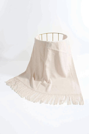 Carraig Donn Soft Touch Solid Colour Scarf in Beige