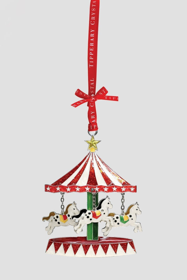Carraig Donn Sparkle Carousel Christmas Decoration