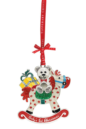 Carraig Donn Sparkle Rocking Horse Tree Decoration