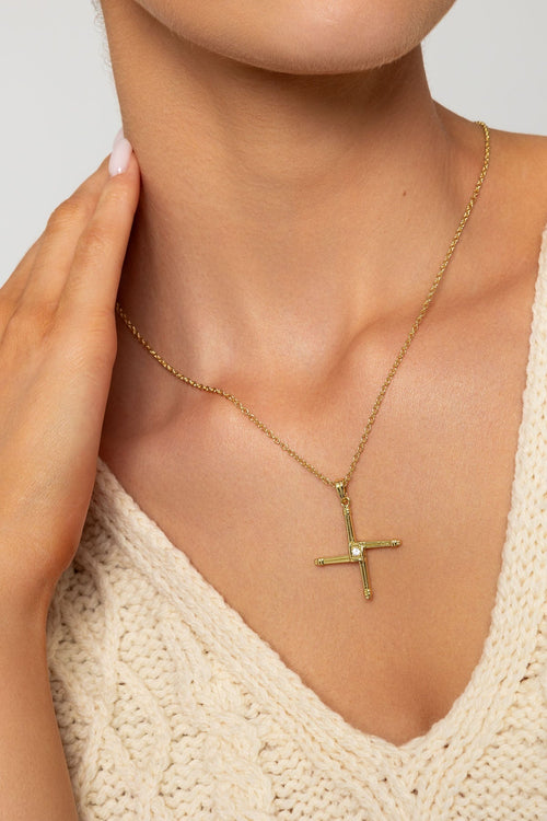St. Brigids Cross in Gold