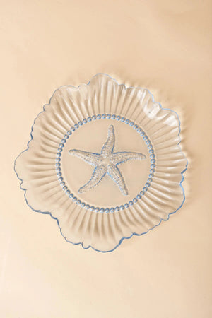 Carraig Donn Star Fish Glass Serving Plate