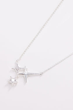 Carraig Donn Star Necklace in Silver