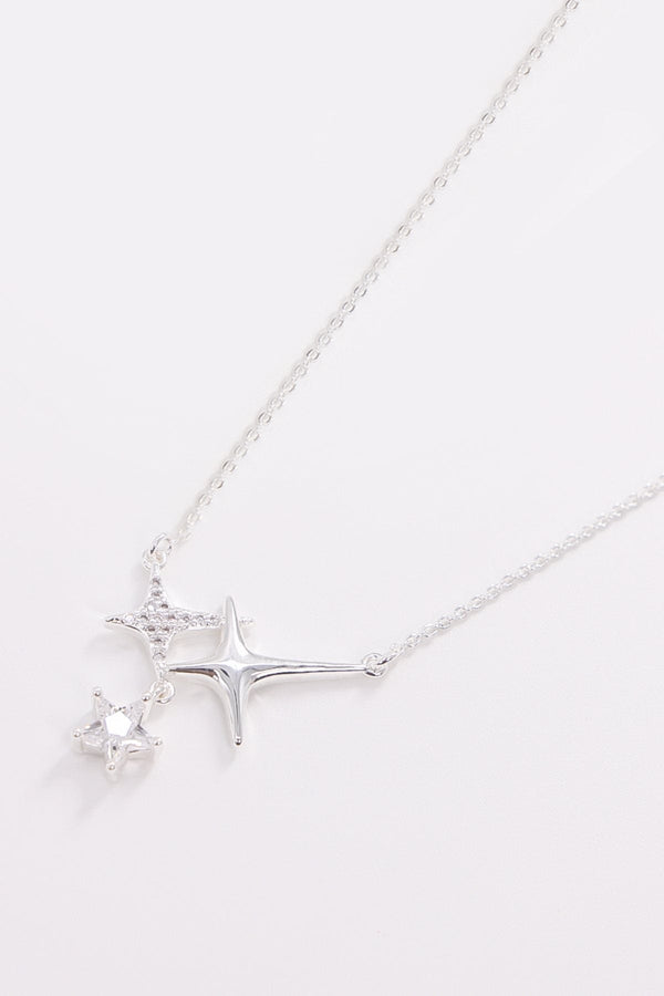 Carraig Donn Star Necklace in Silver