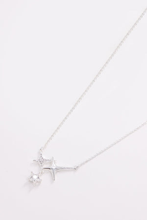 Star Necklace in Silver