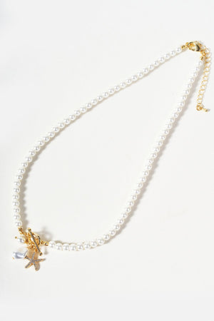 Carraig Donn Starfish Faux Pearl Necklace