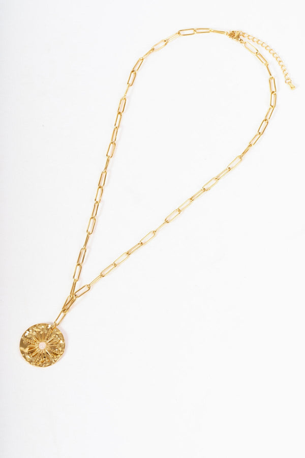 Carraig Donn Stone Inset Star Pendant Necklace