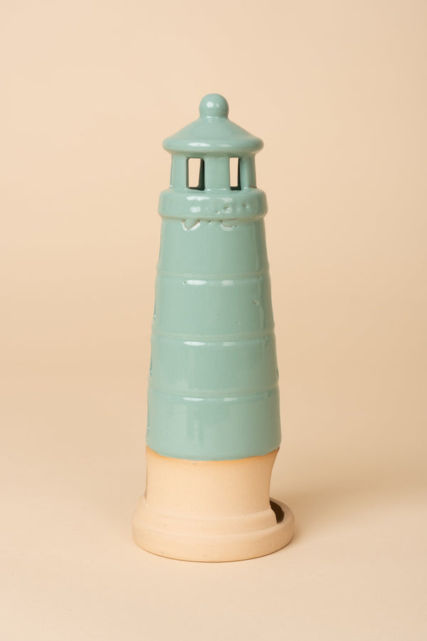 Carraig Donn Stonware Lighthouse Green Small