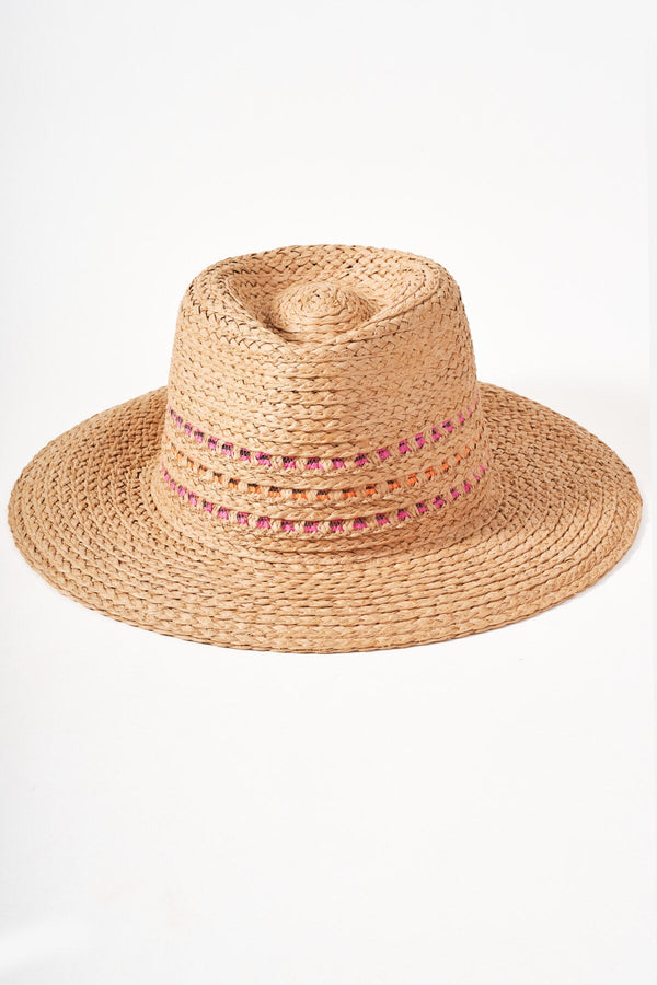 Carraig Donn Straw Fedora Hat - WH