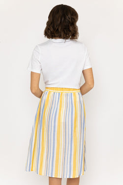 Carraig Donn Stripe Midi Skirt
