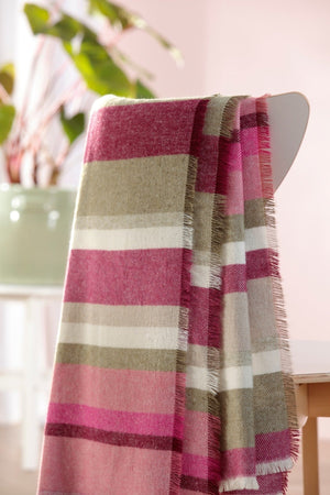 Stripe Out Pink Blanket