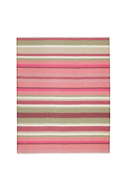 Carraig Donn Stripe Out Pink Blanket