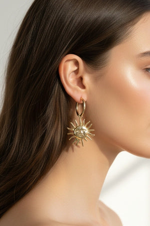Carraig Donn Sun Burst Earrings