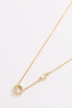 Sun Necklace in Gold