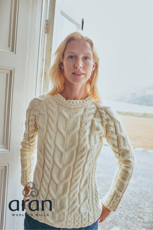 Super Soft Raglan Sweater in Cream