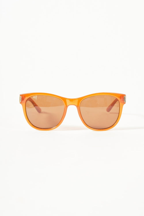 Tan Brown Classic Frame Sunglasses