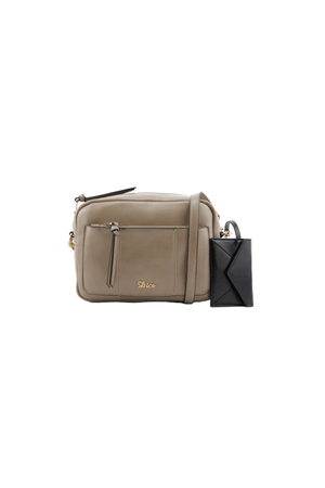 Carraig Donn Taupe Lunar Box Crossbody Bag