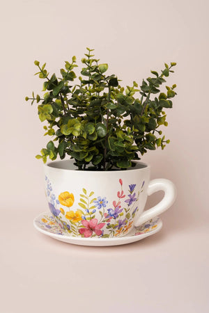 Carraig Donn Teacup Floral Pot