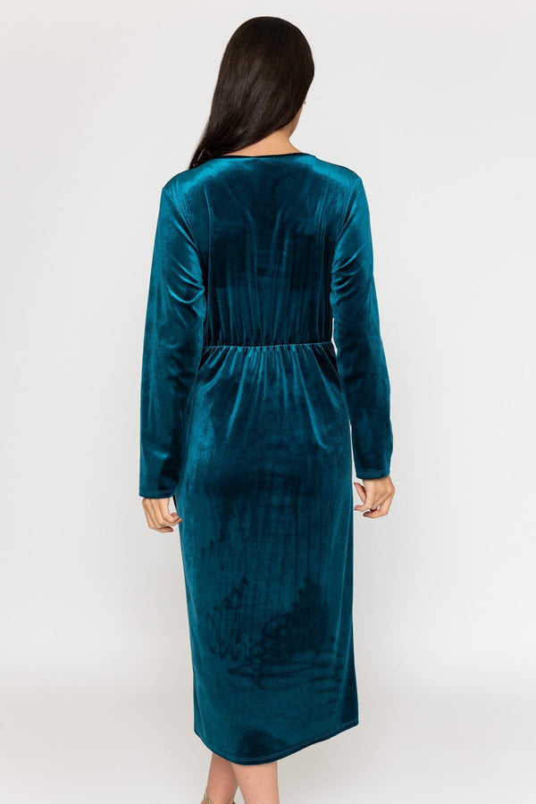 Carraig Donn Teal Charlotte Midi Dress