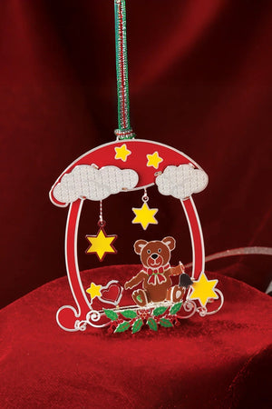 Carraig Donn Teddy Bear Mobile Christmas Tree Decoration