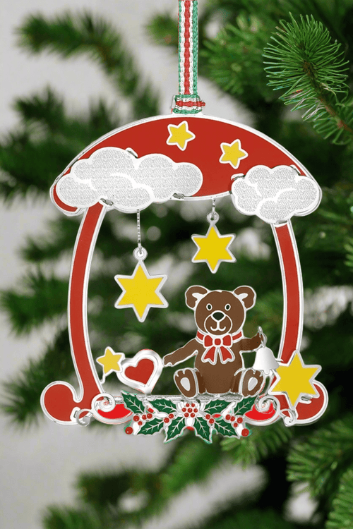 Teddy Bear Mobile Christmas Tree Decoration