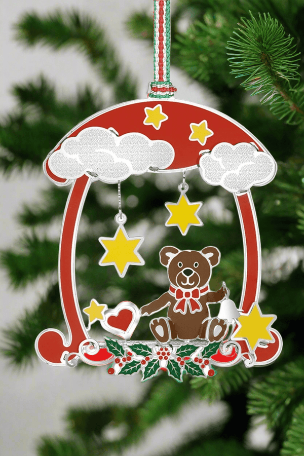 Carraig Donn Teddy Bear Mobile Christmas Tree Decoration