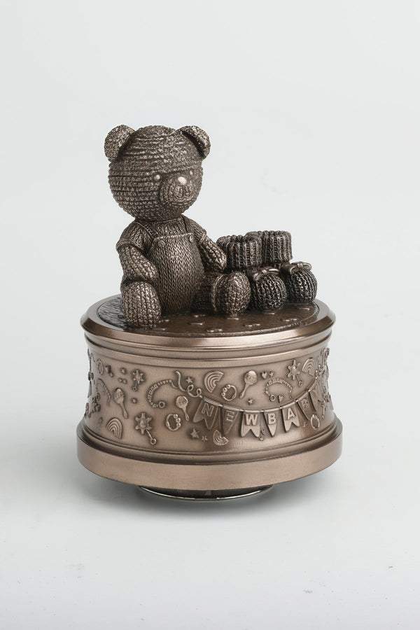 Carraig Donn Teddy Bear Music Box Sculpture