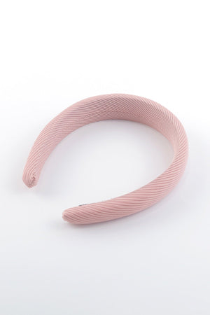 Textured Hairband in Pink