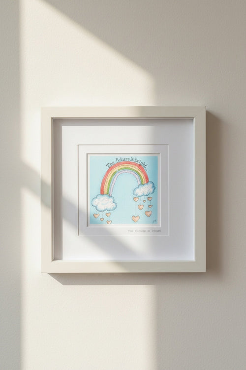 The Future Is Yours Small Framed Art Print