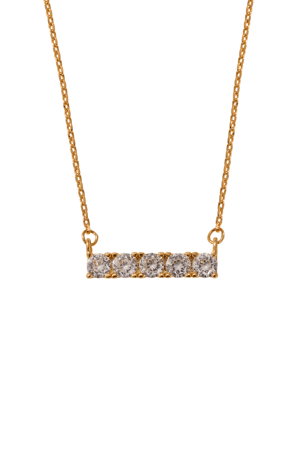 Carraig Donn The Pink Box Crystal Bar Pendant