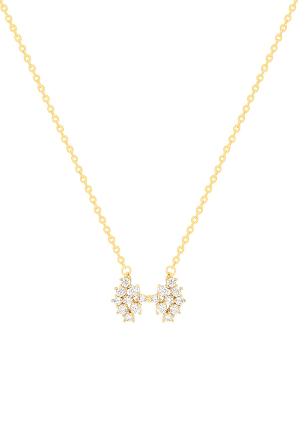 Carraig Donn The Pink Box Crystal Bow Necklace