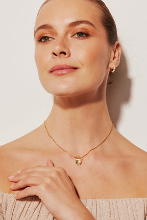 Carraig Donn The Pink Box Faux Pearl Hoops