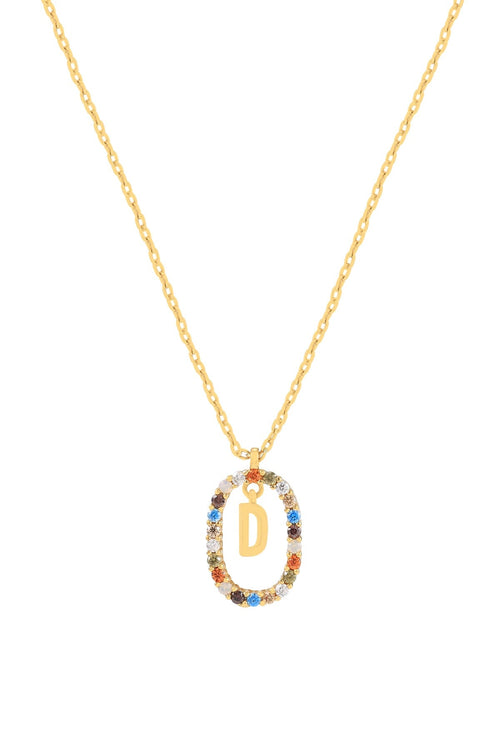 The Pink Box Initial Collection D Necklace
