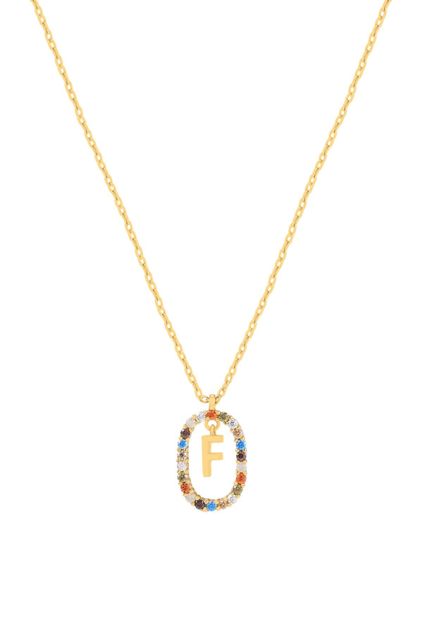 Carraig Donn The Pink Box Initial Collection F Necklace