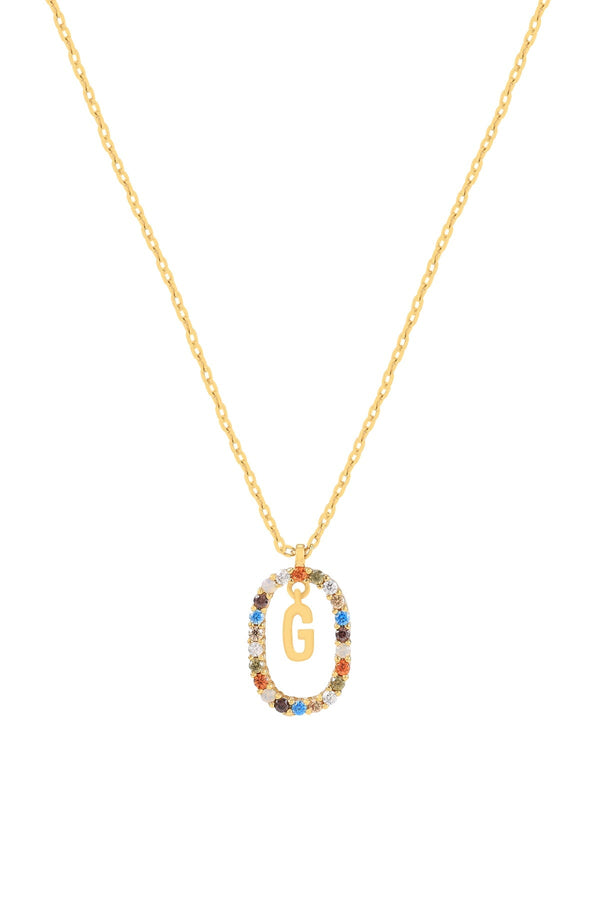Carraig Donn The Pink Box Initial Collection G Necklace