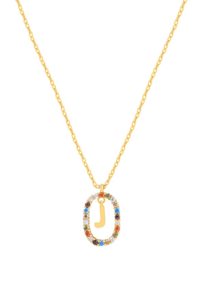 Carraig Donn The Pink Box Initial Collection J Necklace