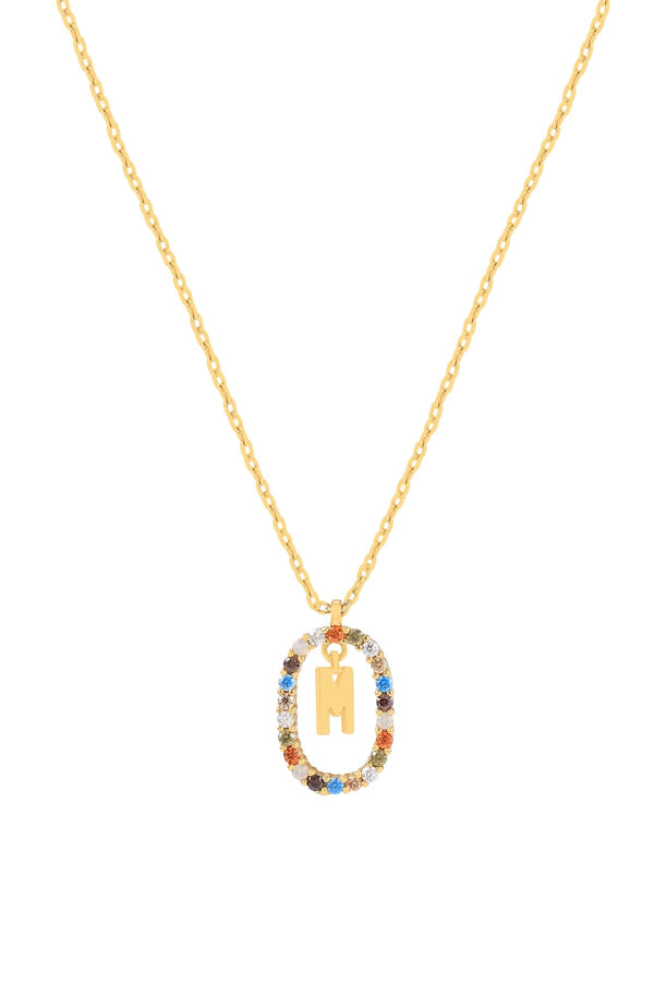 Carraig Donn The Pink Box Initial Collection M Necklace