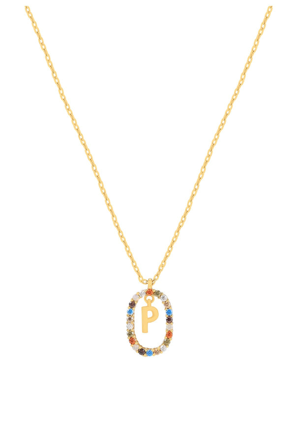 Carraig Donn The Pink Box Initial Collection P Necklace
